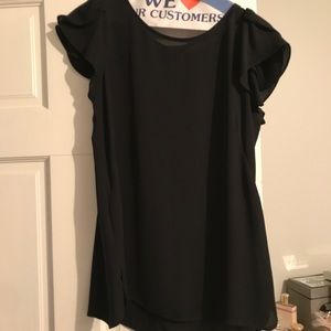 Loft blouse with buttons down back